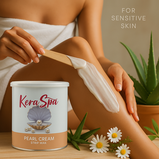 Say Goodbye to Skin Irritation: Why KeraSpa Pearl Cream Strip Wax is the Best for Sensitive Skin