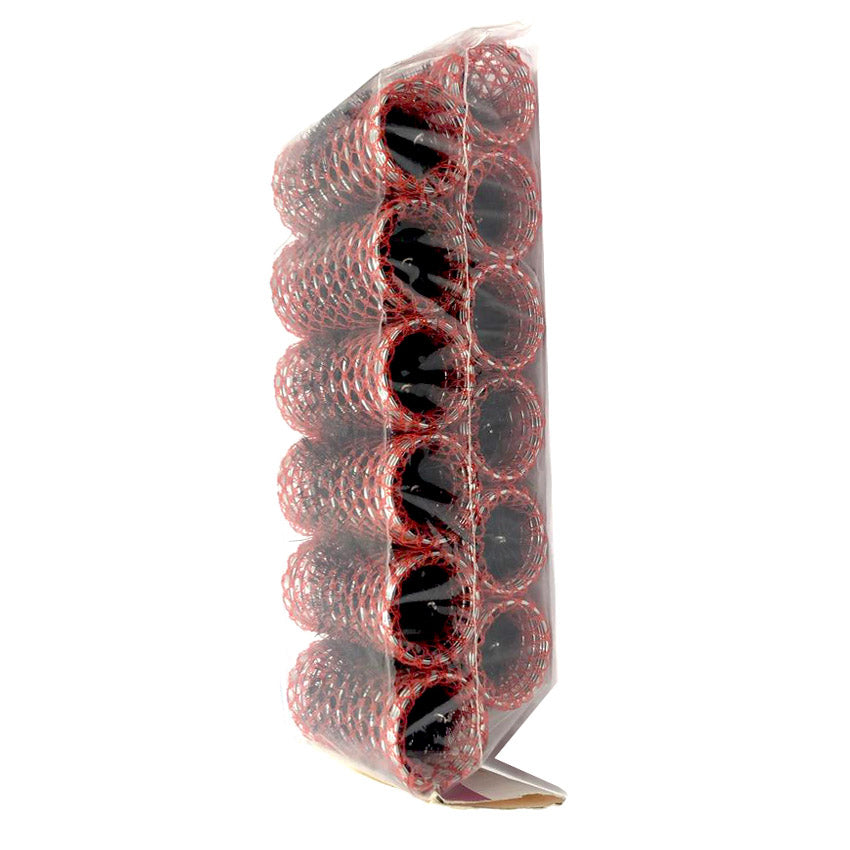 Camaflex Hair rollers/Hair curler medium Red 3231-12 pc