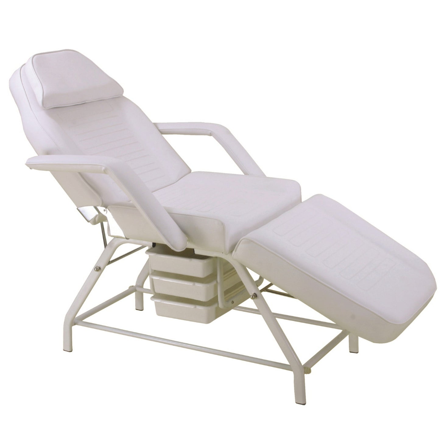 Beauty Facial Chair - Facial Bed, Multifunctional Beauty Bed with Manual Back Rest and Foot Rest