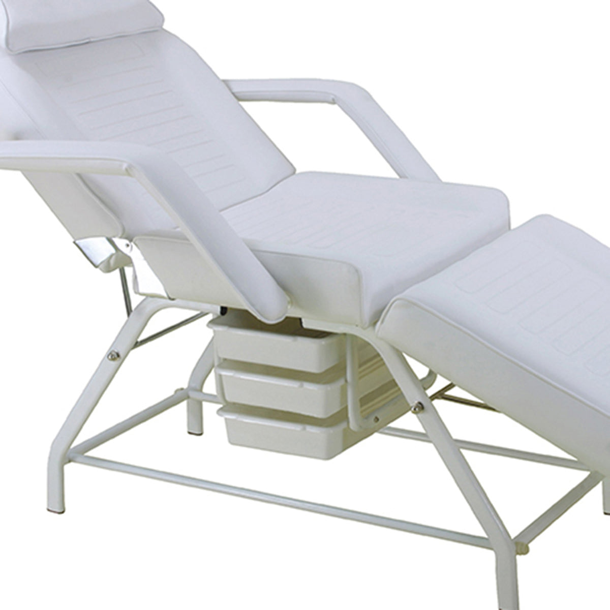 Beauty Facial Chair - Facial Bed, Multifunctional Beauty Bed with Manual Back Rest and Foot Rest