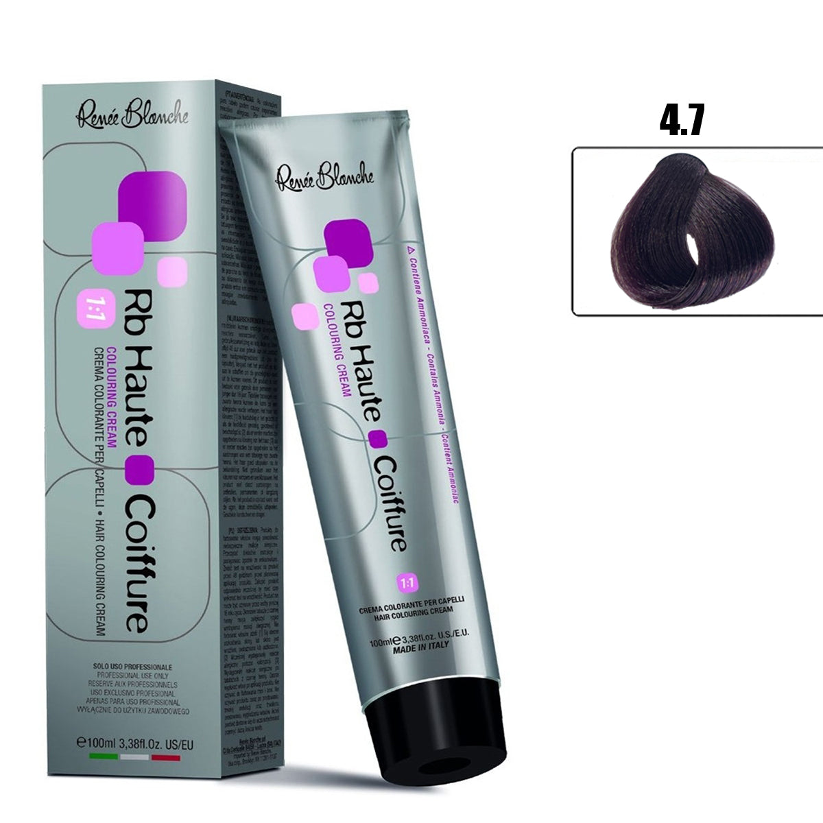 Renee Blanche Medium Violet Brown hair color
