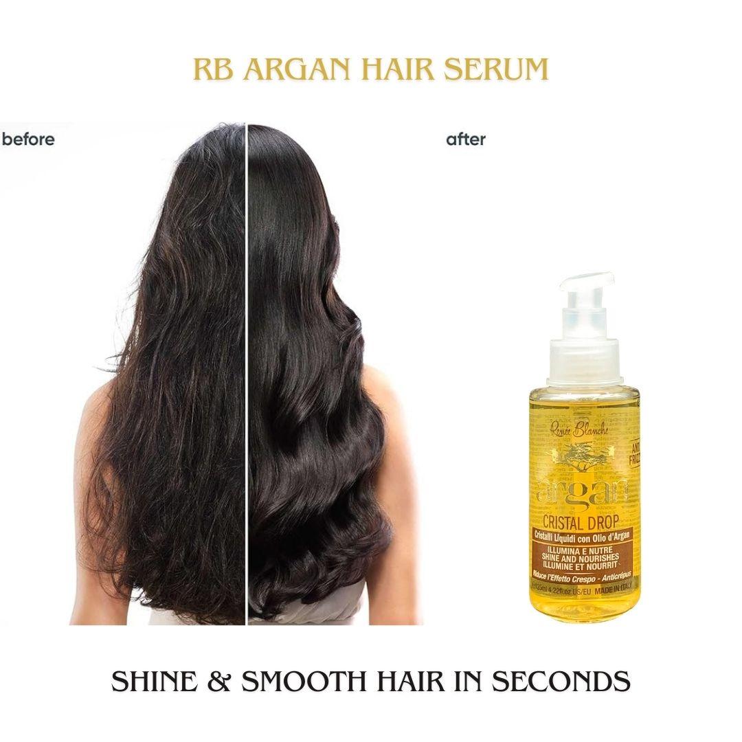 Argan hair serum for silky smoothy hair