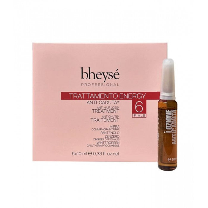 Renee Blanche Energy Anti-Hair Loss Treatment, 6x10 ml, Revitalising Scalp Treatment with Ginger, Myrrh, and Wintergreen