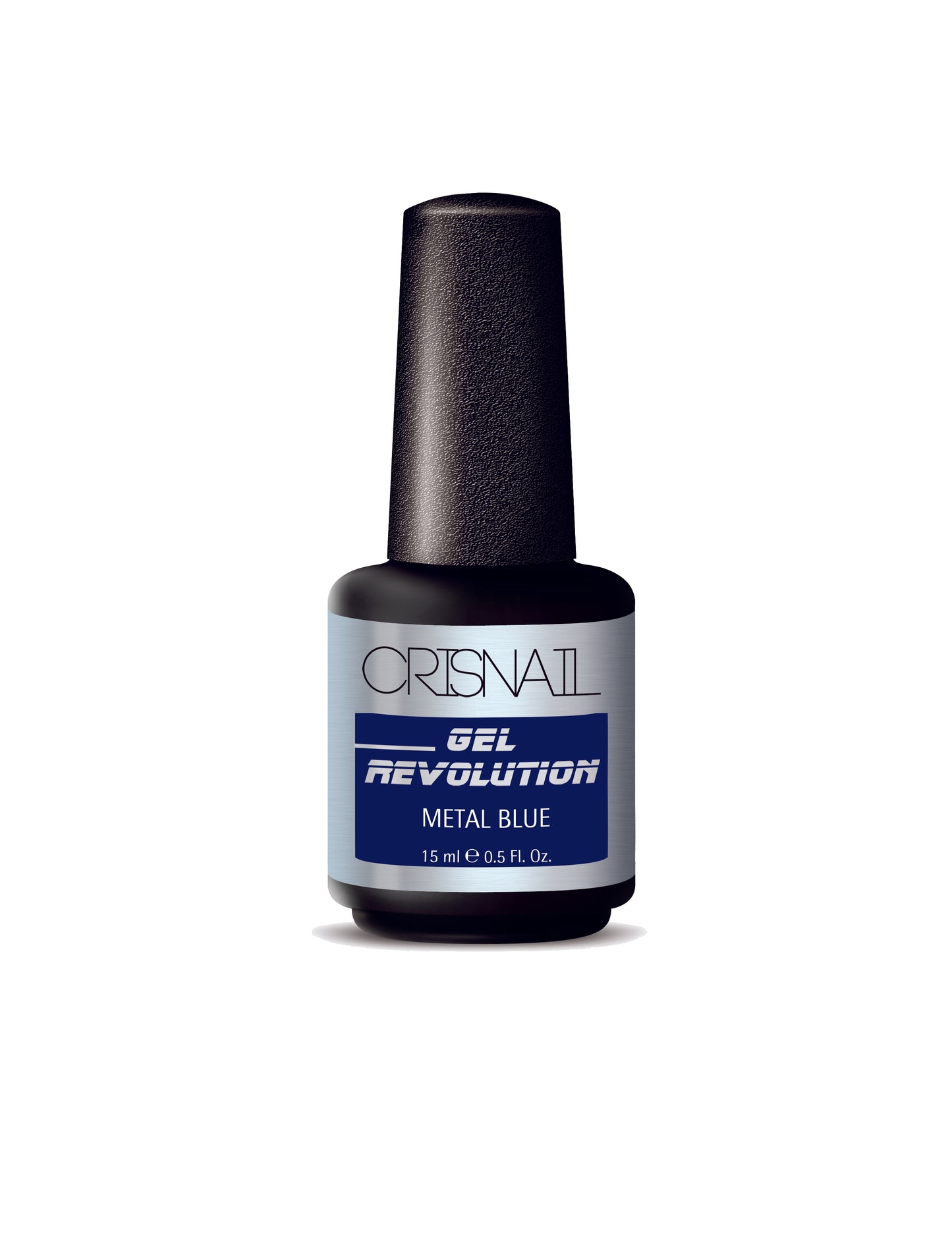 Crisnail Gel Revolution Gel Polish, Metal Blue Gel Nail Polish-15ml