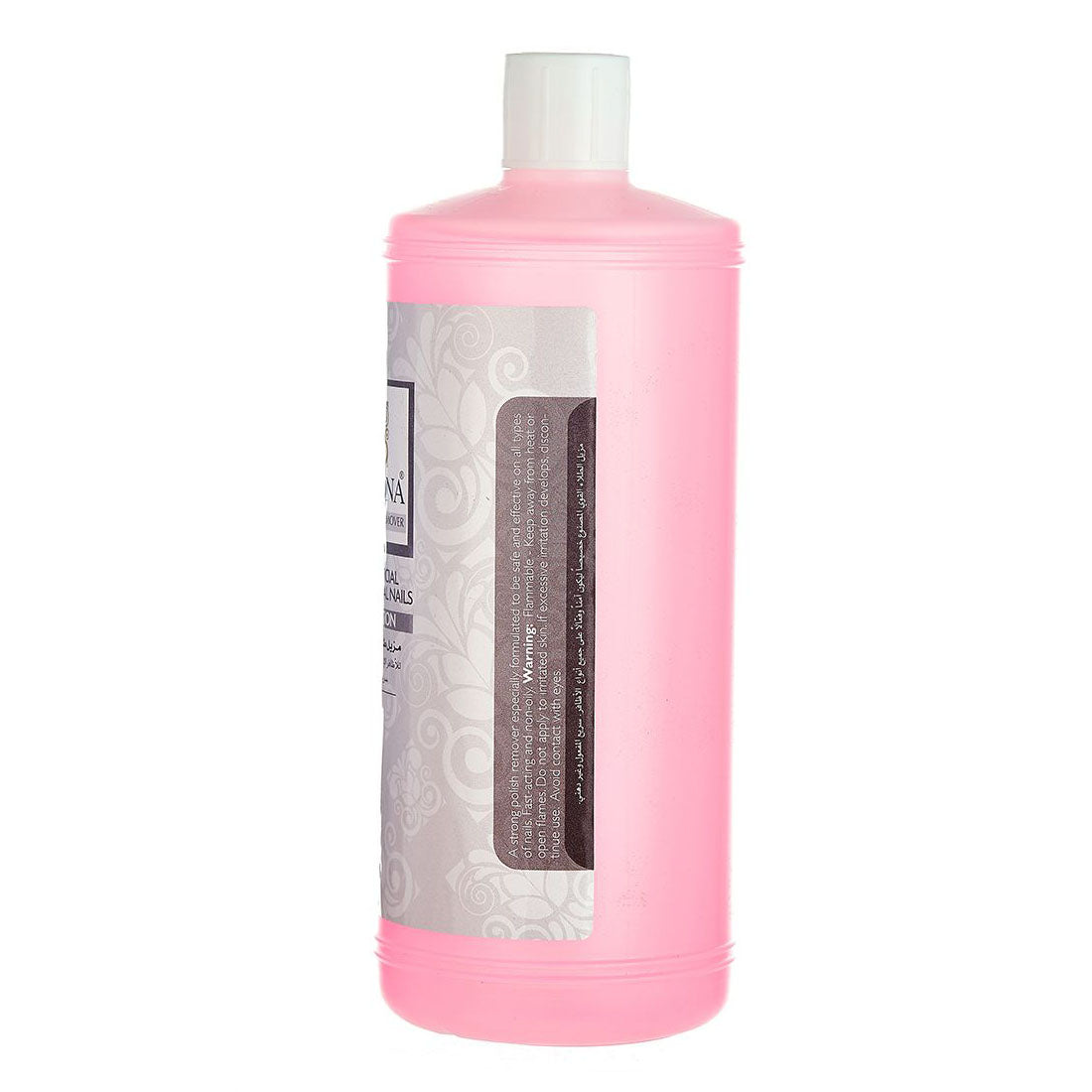 Corona Nail Polish Remover Pink – 1000ml | Fast Action Acetone Remover for Artificial & Natural Nails | Non-Oily Formula, Quick Clean Finish, Safe & Effective for All Nail Types