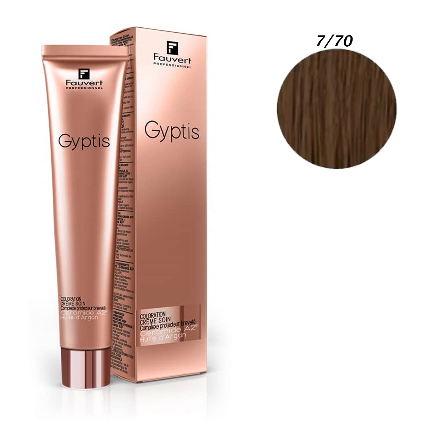 Favuert Natural permananet dye 7/70 Intense Chesnut Blonde