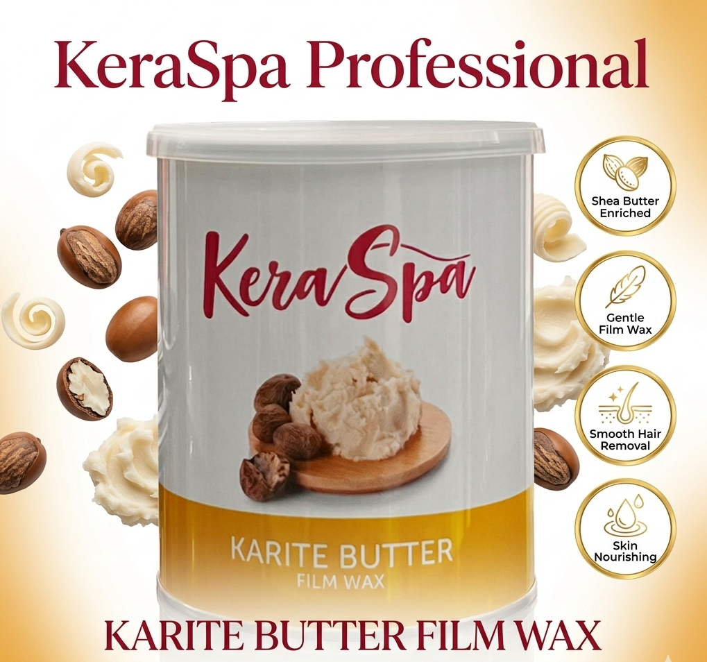 KeraSpa Karite Butter film wax, Professional hair removal wax - Spain