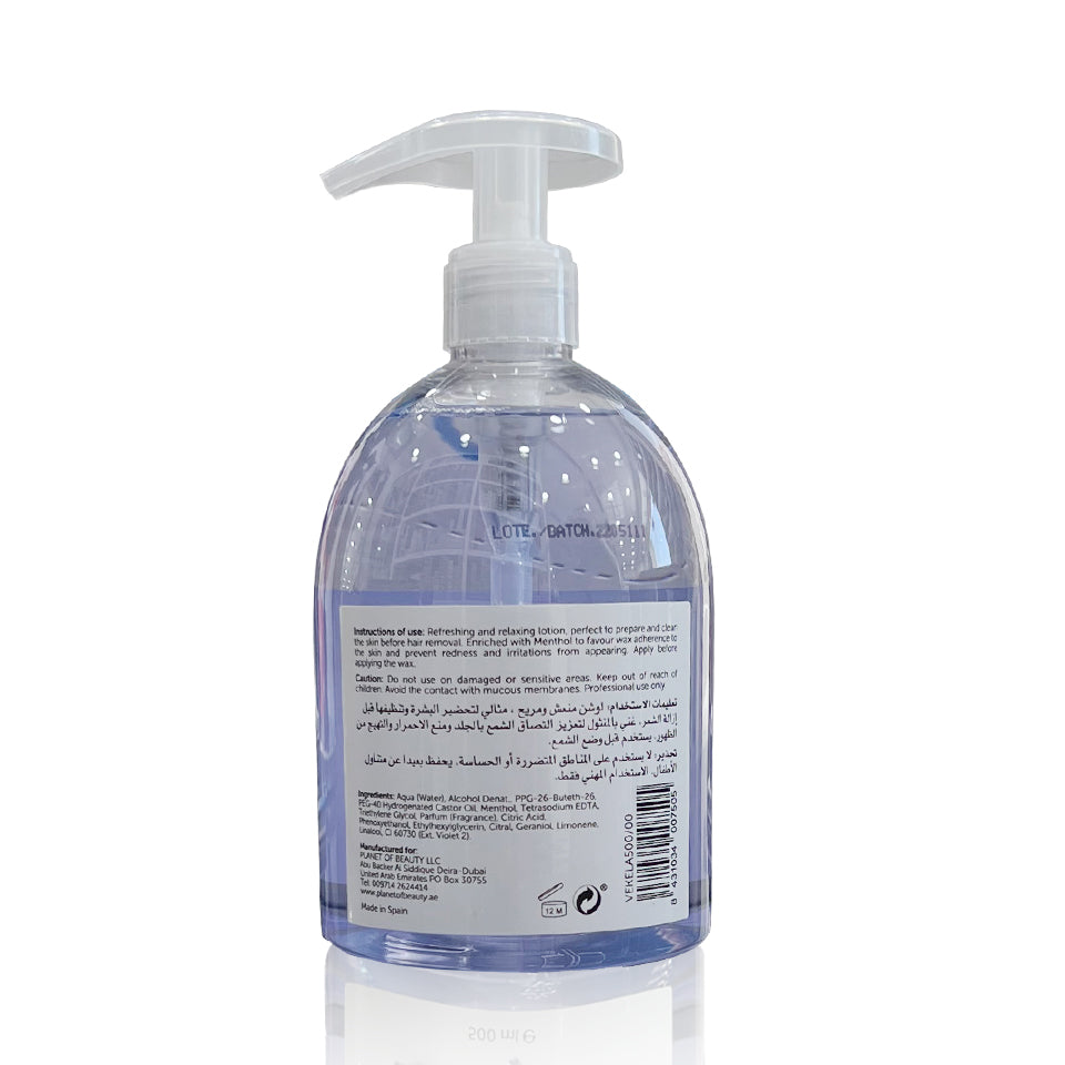 KeraSpa Before and After Wax oil cleanser Lavender, After wax lotion for making skin calm - 500ml- Made in Spain
