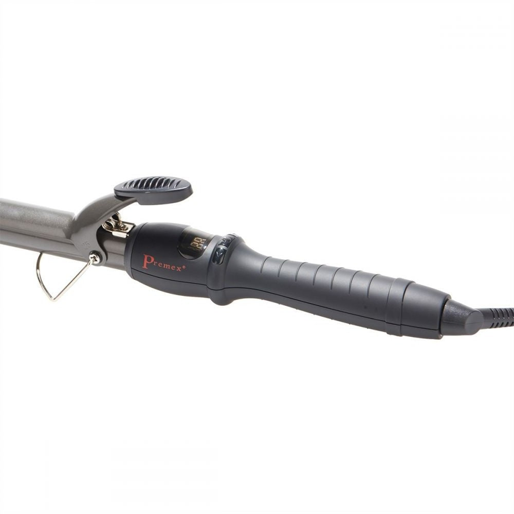 Ceramic hair curler digital wave barrel