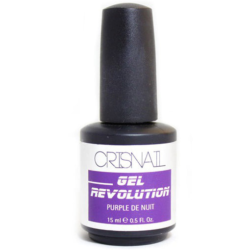 Crisnail Gel Revolution Gel Polish, Purple De Nuit Gel Nail Polish-15ml