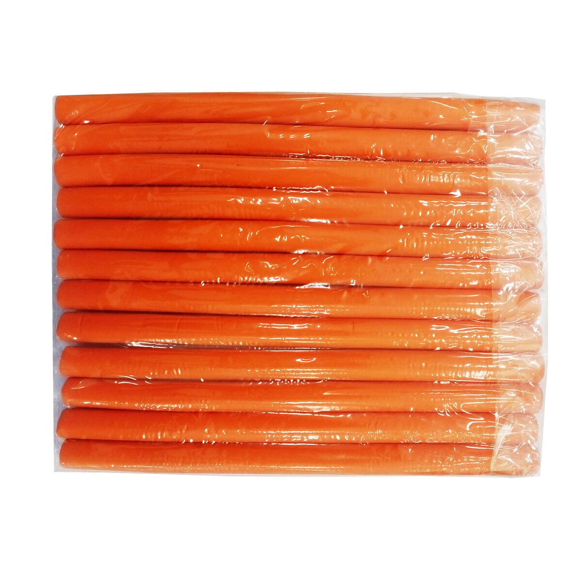 Orange Long Flexible Twist-flexible Hair Roller soft foam- 12pc