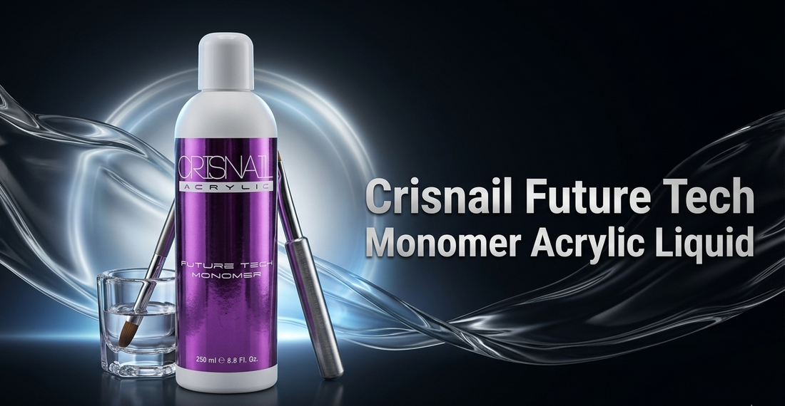 Crisnail acrylic monomer and gel finish solution professional nail supplies UAE