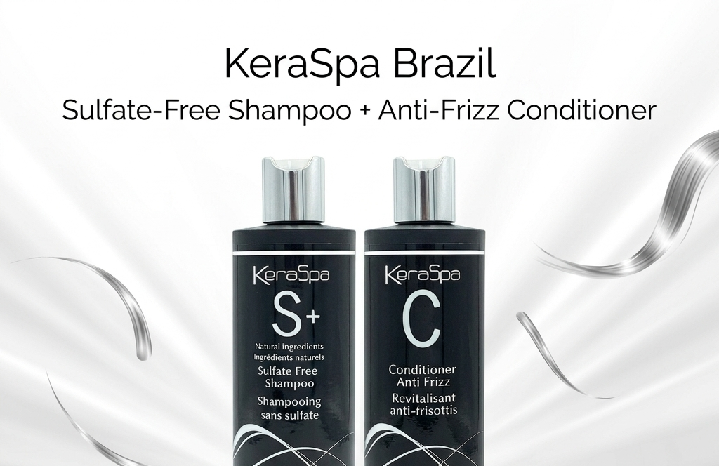 best shampoo sulfate free and anti-frizzy hair care conditioner set