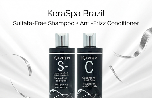 best shampoo sulfate free and anti-frizzy hair care conditioner set