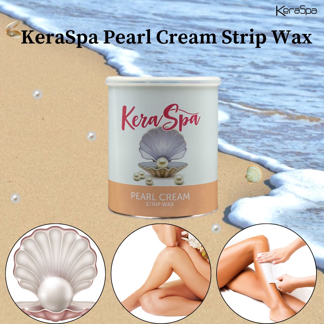 KeraSpa Pearl cream Strip wax , Depileve pearl hair removal wax