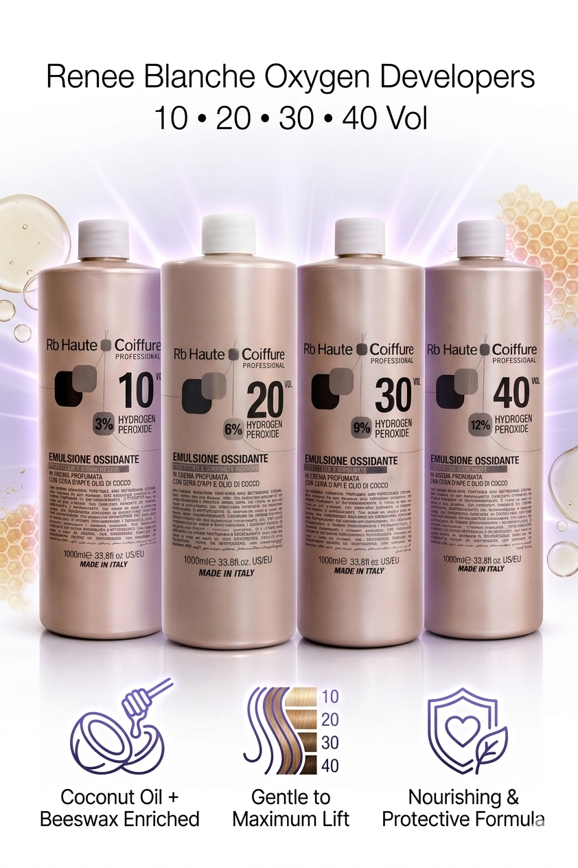 hydrogen peroxide oxygen developers all volumes 3%,6%, 9%, and 12%