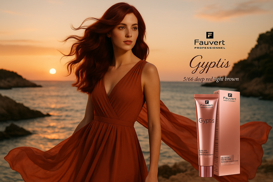 Gyptis Deep red Light Brown Hair color from France