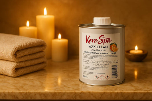 wax warmer equipement cleaner solution by keraspa