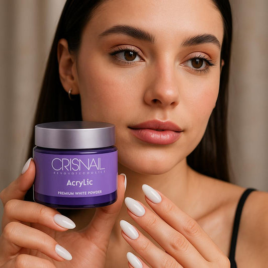 The Best Acrylic Nails Extensions with Crisnail Premium White Powder and Monomer in UAE Salons