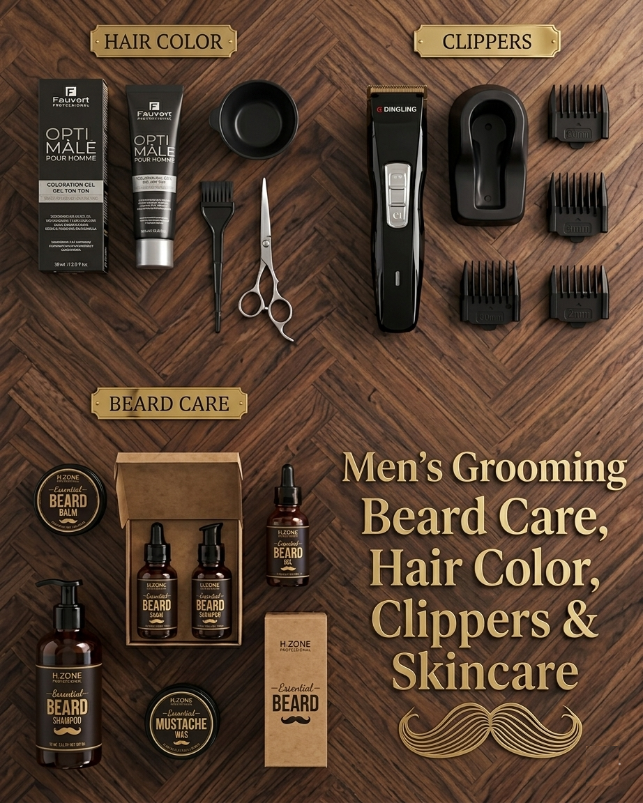 Men's Grooming Products  Beard Care, Hair Colour, Clippers & Skincare