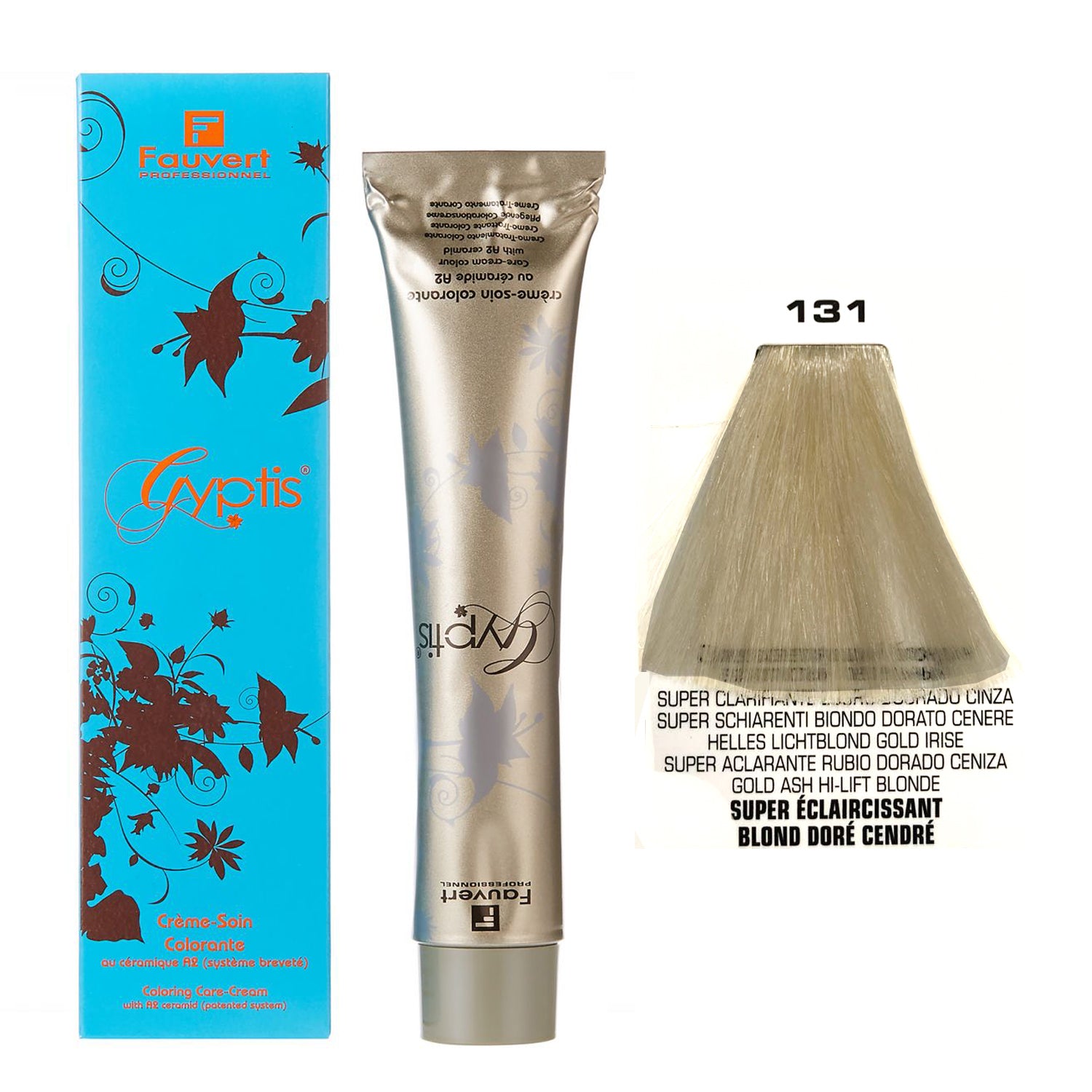 Fauvert Gyptis Hair Color - 131 Gold Ash Hi lift Blonde