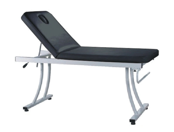 Manual Facial Spa Bed UAE – Adjustable Beauty & Massage Bed Black HZ-3868