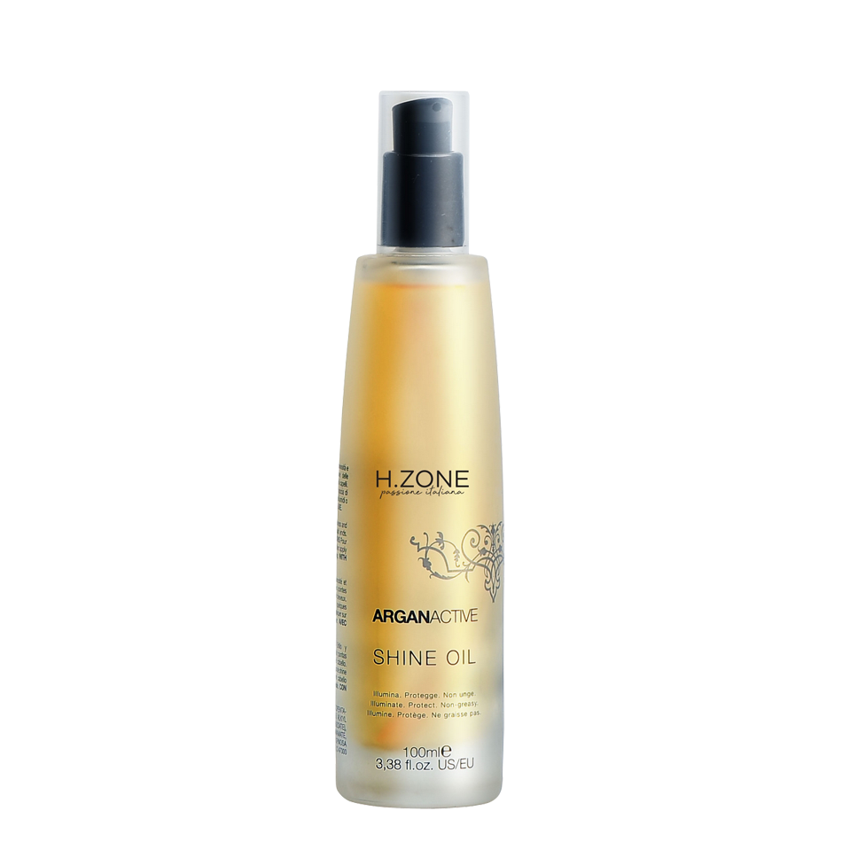 H.Zone Professional Argan Active Hair Shine Oil 100ml - Italy