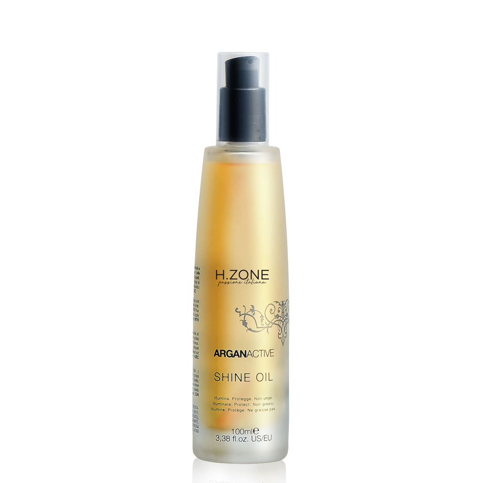 H.Zone Professional Argan Active Hair Shine Oil 100ml - Italy