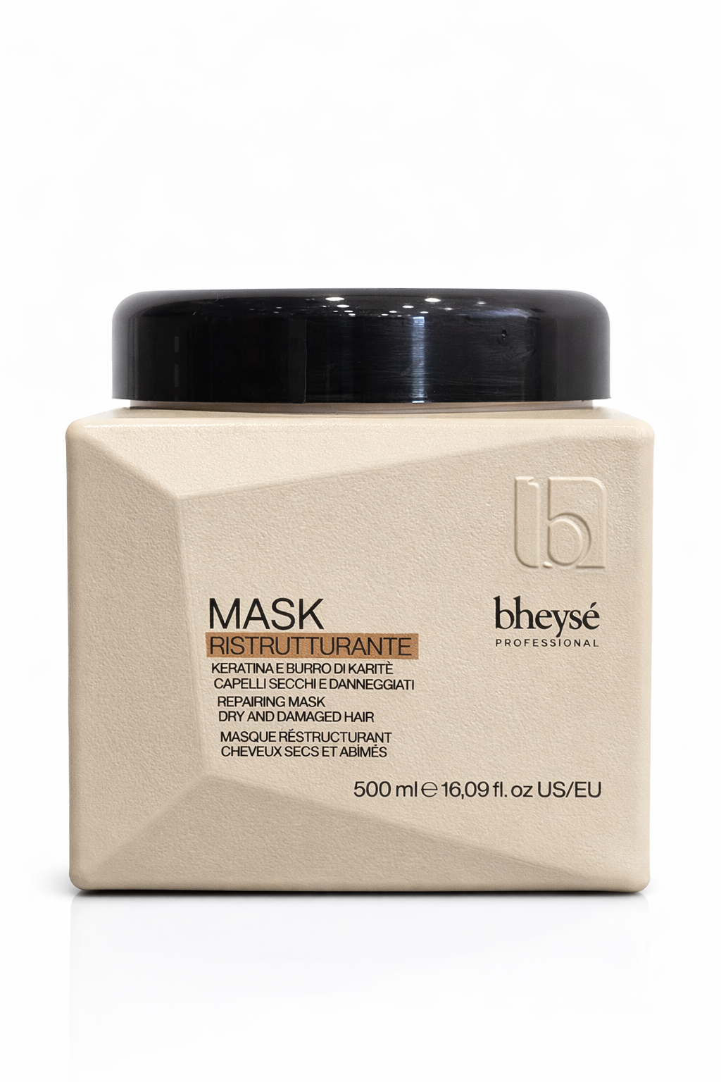 Hair Mask for dry damaged hair with keratin and shea butter