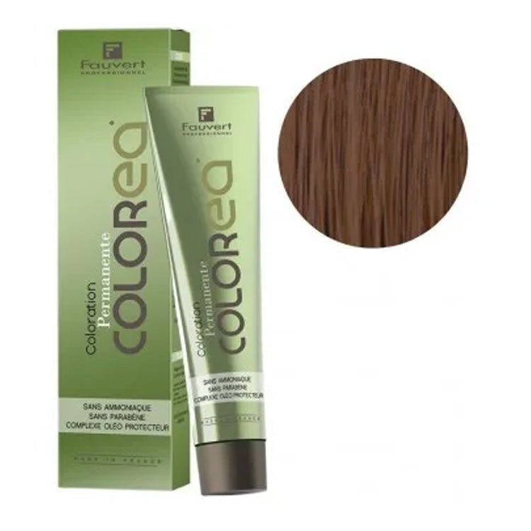 Fauvert ammonia-free hair color 5/72 Icy Chesnut Light Brown