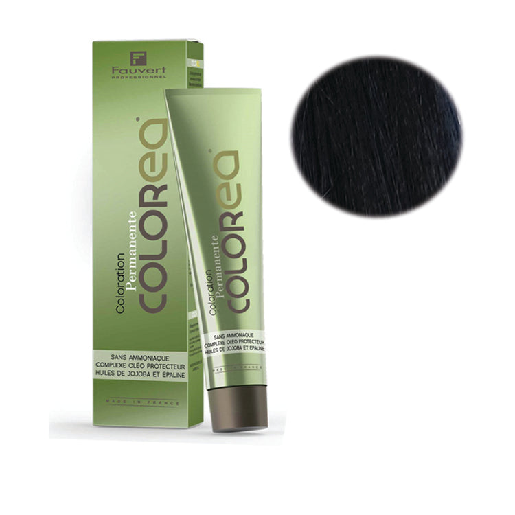Fauvert ammonia Free Hair color Black Blue NBB