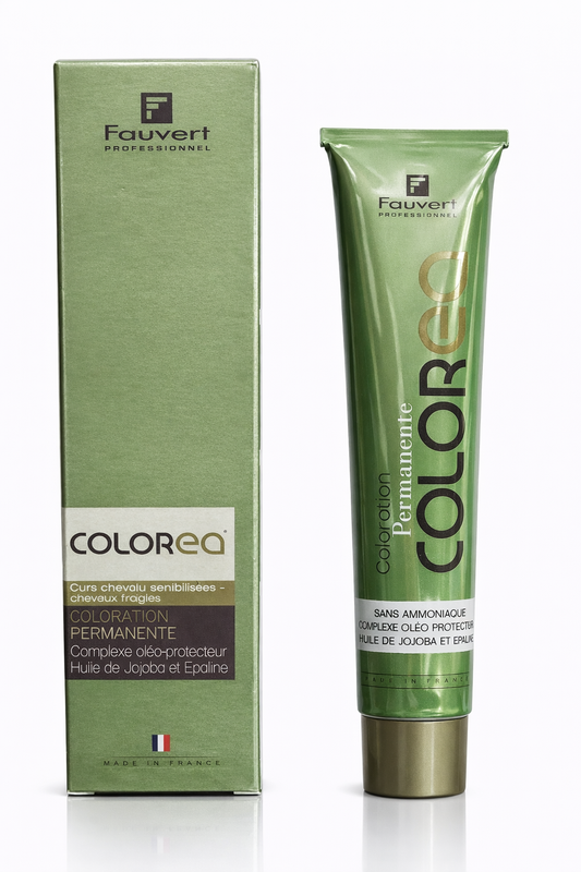 Fauvert Professionnel Colorea 7/771 Cold Chestnut Blonde Cuivre Profond Hair Color 100ml – Professional Permanent Hair Dye Made in France
