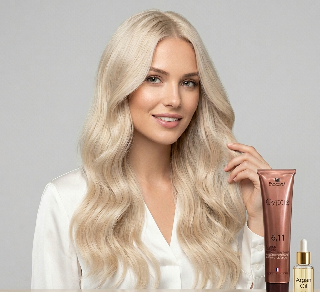Fauvert Professionnel Gyptis Hair Color, Hair dye - 10 Very Light Light Blonde, 100 ml- France