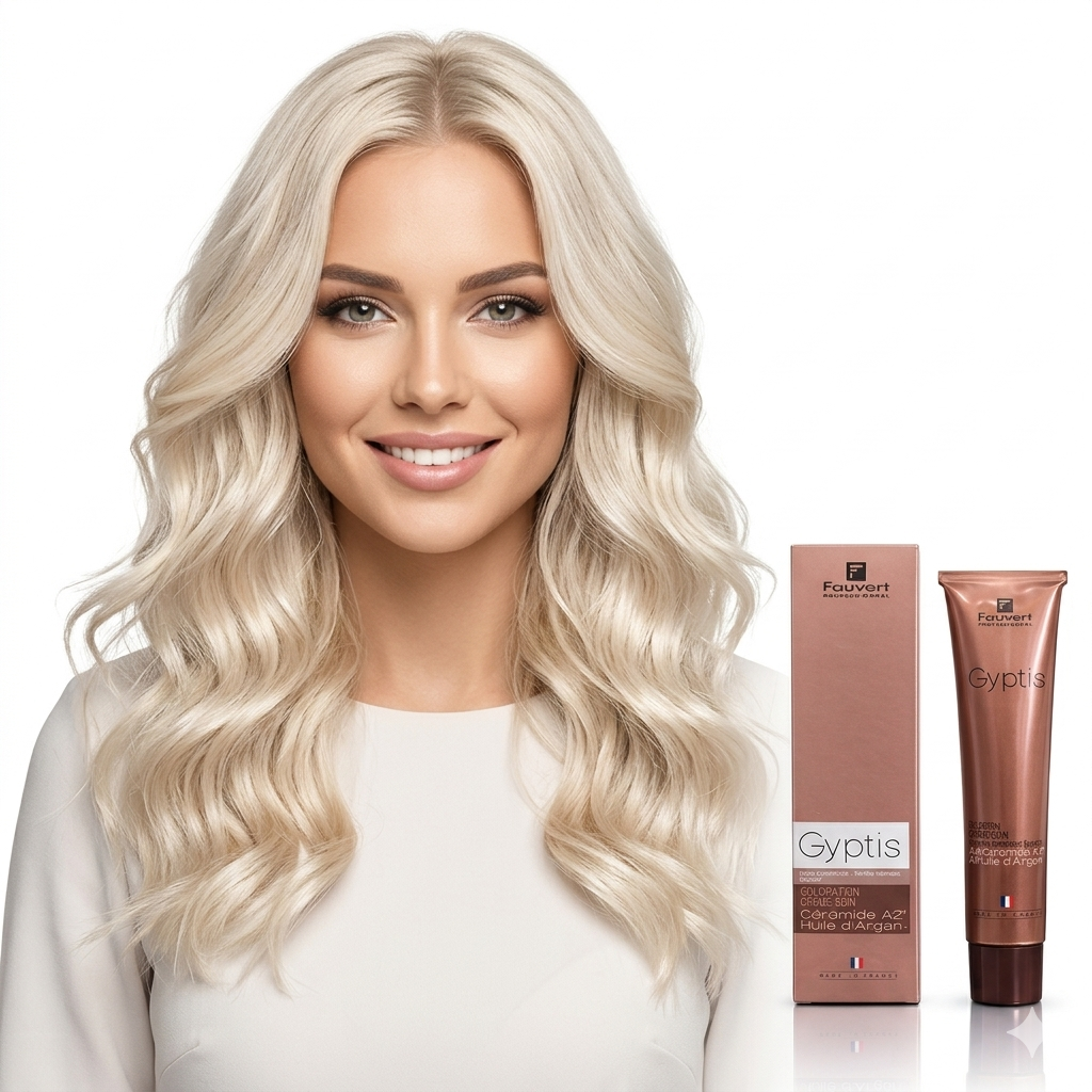Fauvert Professionnel Gyptis Hair Color, Hair dye - 12/0 Ultra Light Blonde, 100 ml- France