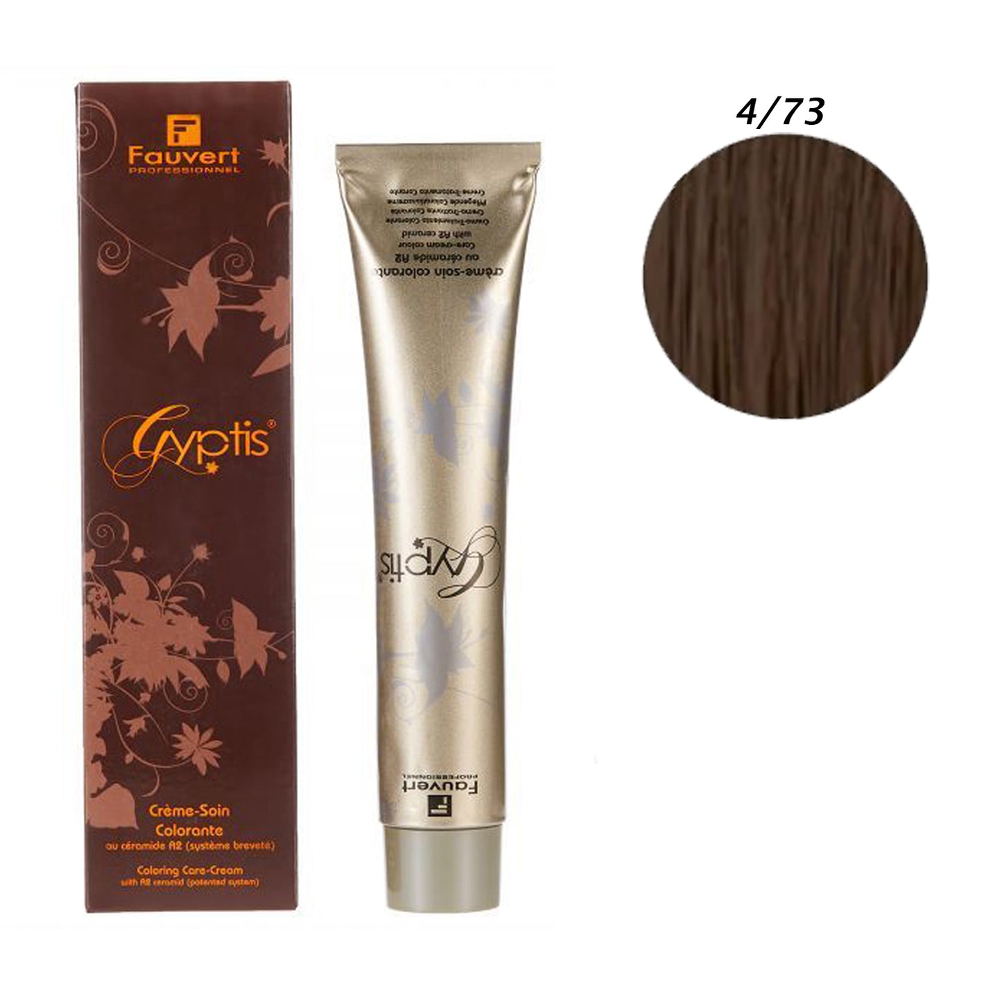 Hair dye 4/73 Chesnut Medium Golden Brown