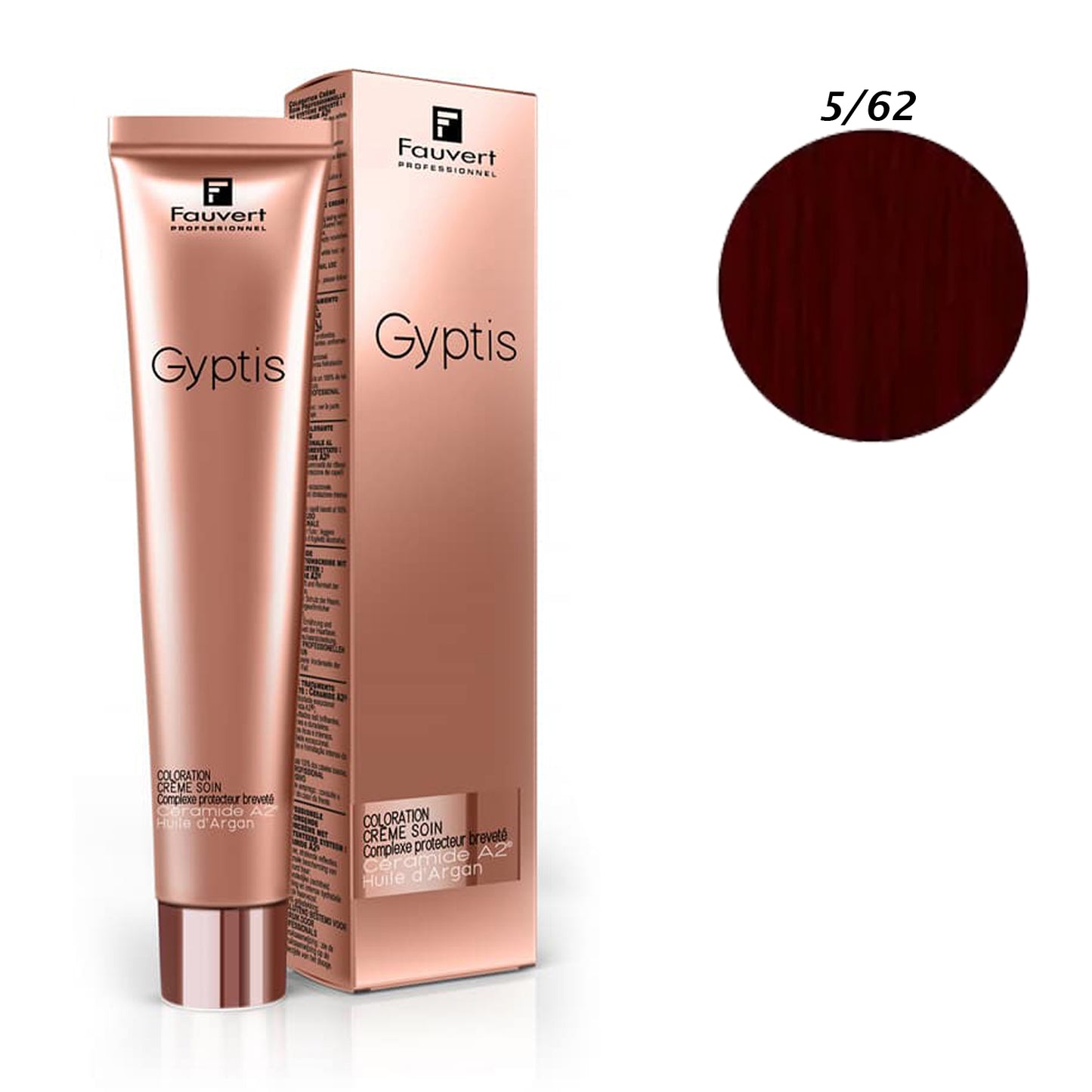 High-quality hair color 5/62 Purple Red Light Brown