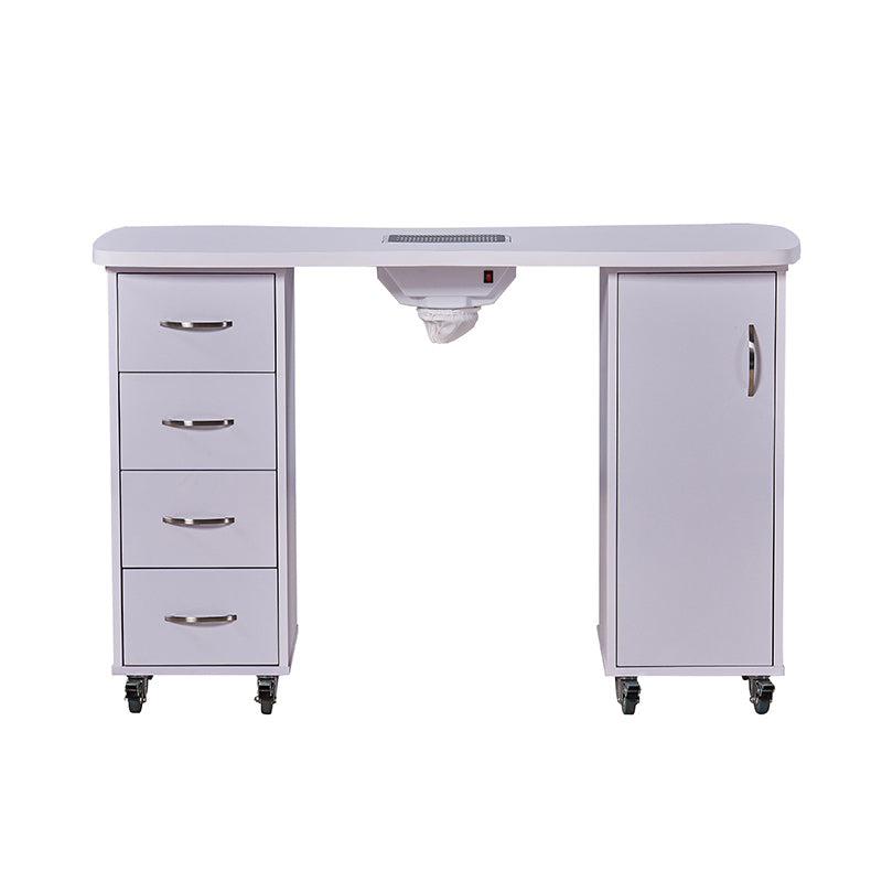 Professional nail salon workstation with dust collector