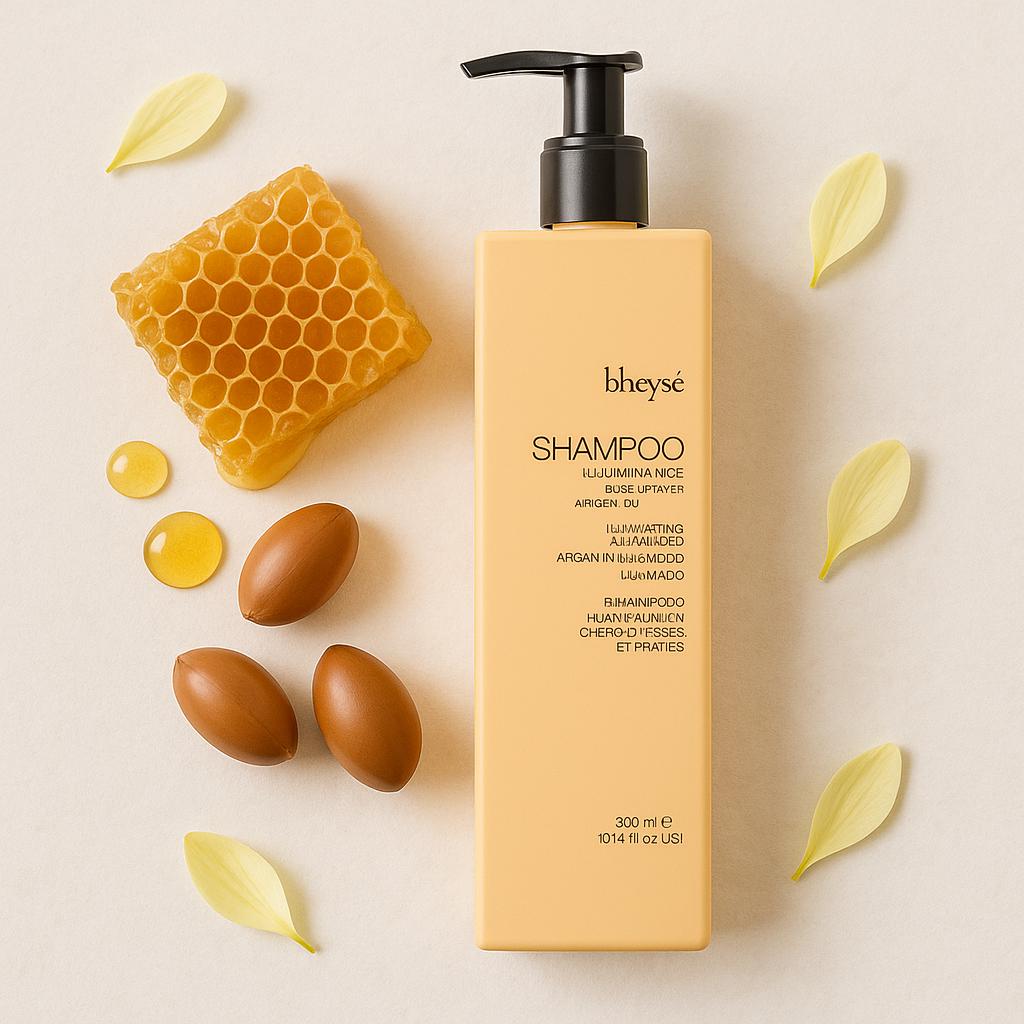 Bheysé Illuminating Shampoo for Coloured & Treated Hair 300ml – Italian Professional with Argan Oil & Honey | Protects Color, Boosts Radiant Shine & Softness