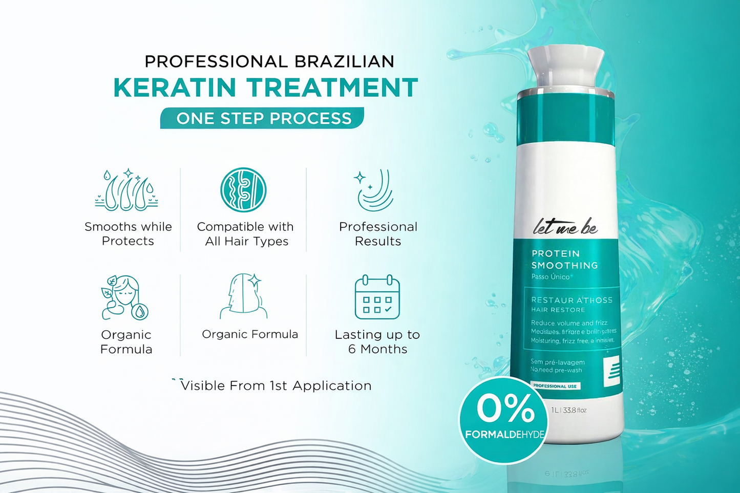 Let Me Be Protein Hair Smoothing Treatment – 1 000 ml