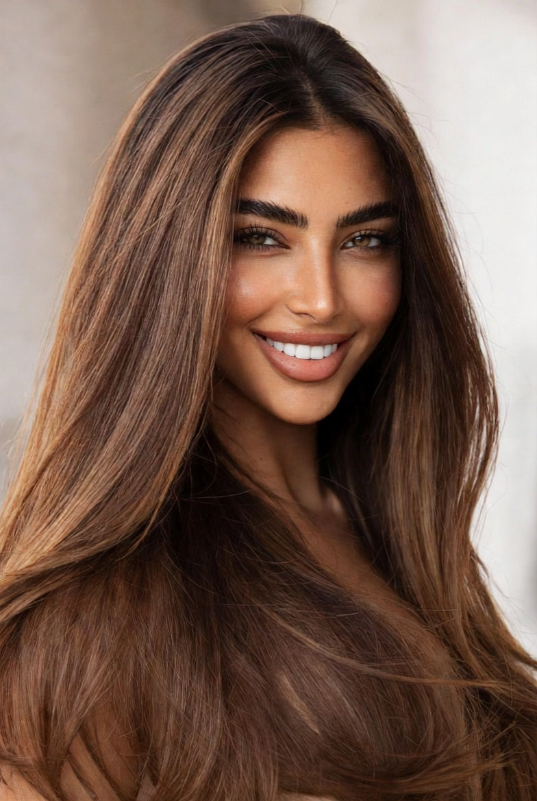 Renee Blanche Haute Coiffure 5.00 Natural Intense Light Brown 100ml – Italian Professional Permanent Hair Color | Rich Warm Light Brown with Full Grey Coverage & Natural Shine