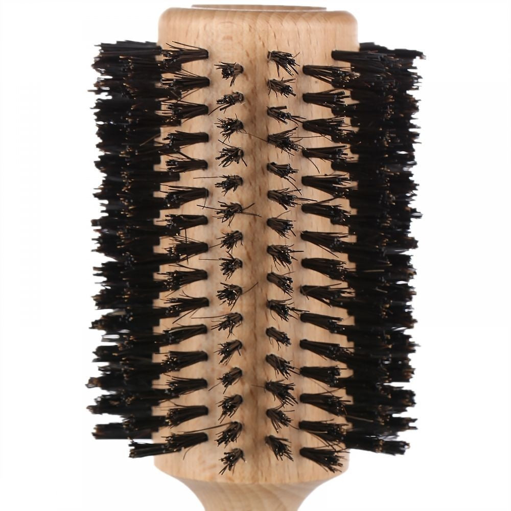 Premex 3040-2 Blowout Round Hair Brush, Beige/Black