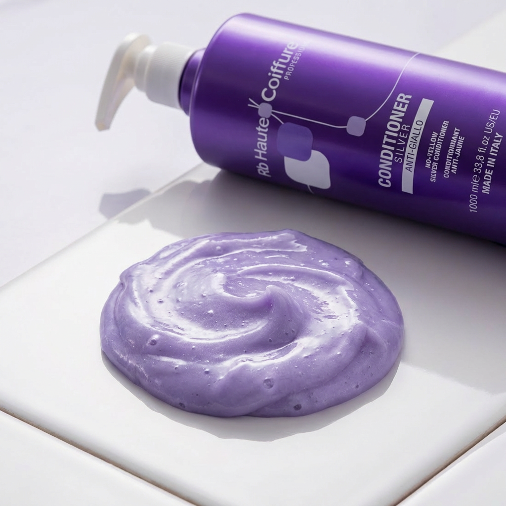 Renee Blanche silver conditioner, purple conditioner for anti-yellow- 1000 ml- Italy