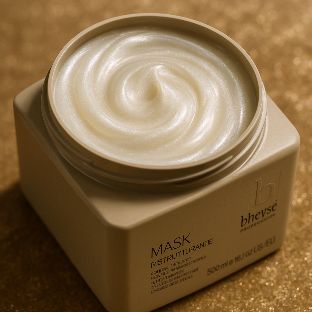 Bheysé Repairing Hair Mask with Keratin & Shea Butter 500ml – Italian Professional Intensive Treatment for Dry & Damaged Hair | Deep Repair, Moisture & Radiant Shine