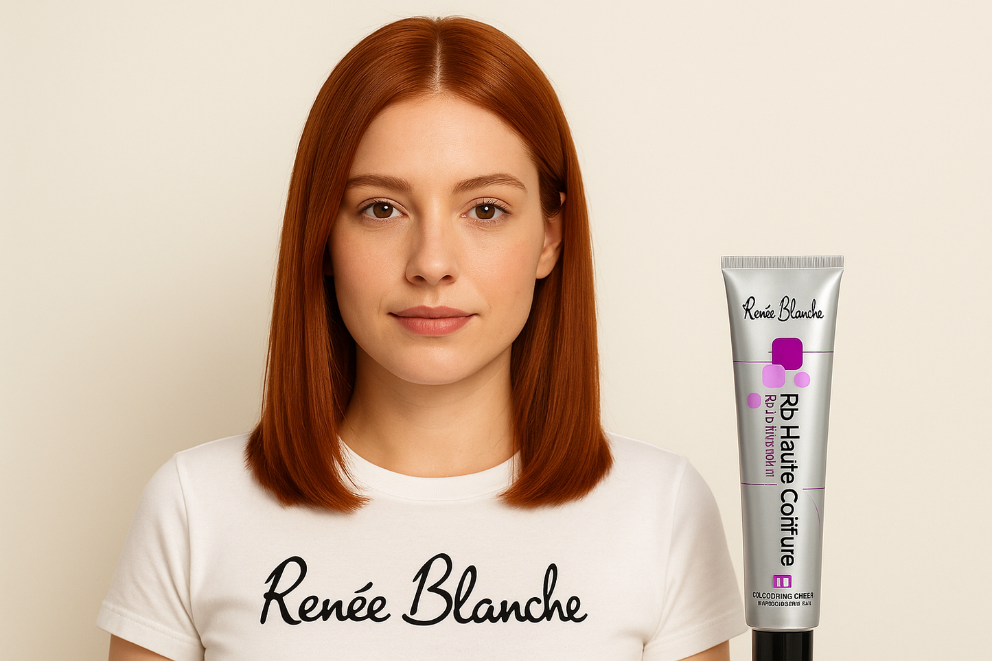 Renee Blanche Haute Coiffure Professional Hair Color, Hair dye - 7.3RP (7.35) Blond Paprika, 100 ml- Italy