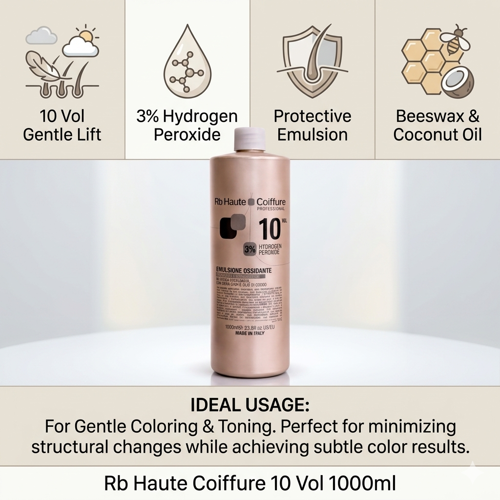 Renee Blanche Oxygen Developer 10 Vol 1000ml – Professional Hydrogen Peroxide 3% Cream