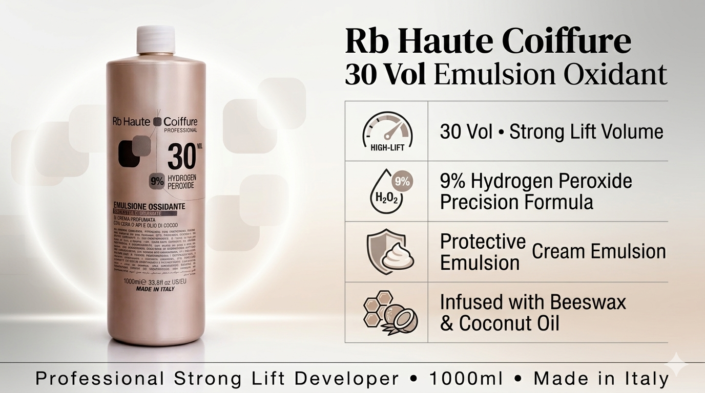 Renee Blanche Oxygen Developer 30 Vol 1000ml – Professional Cream Hydrogen Peroxide 9%