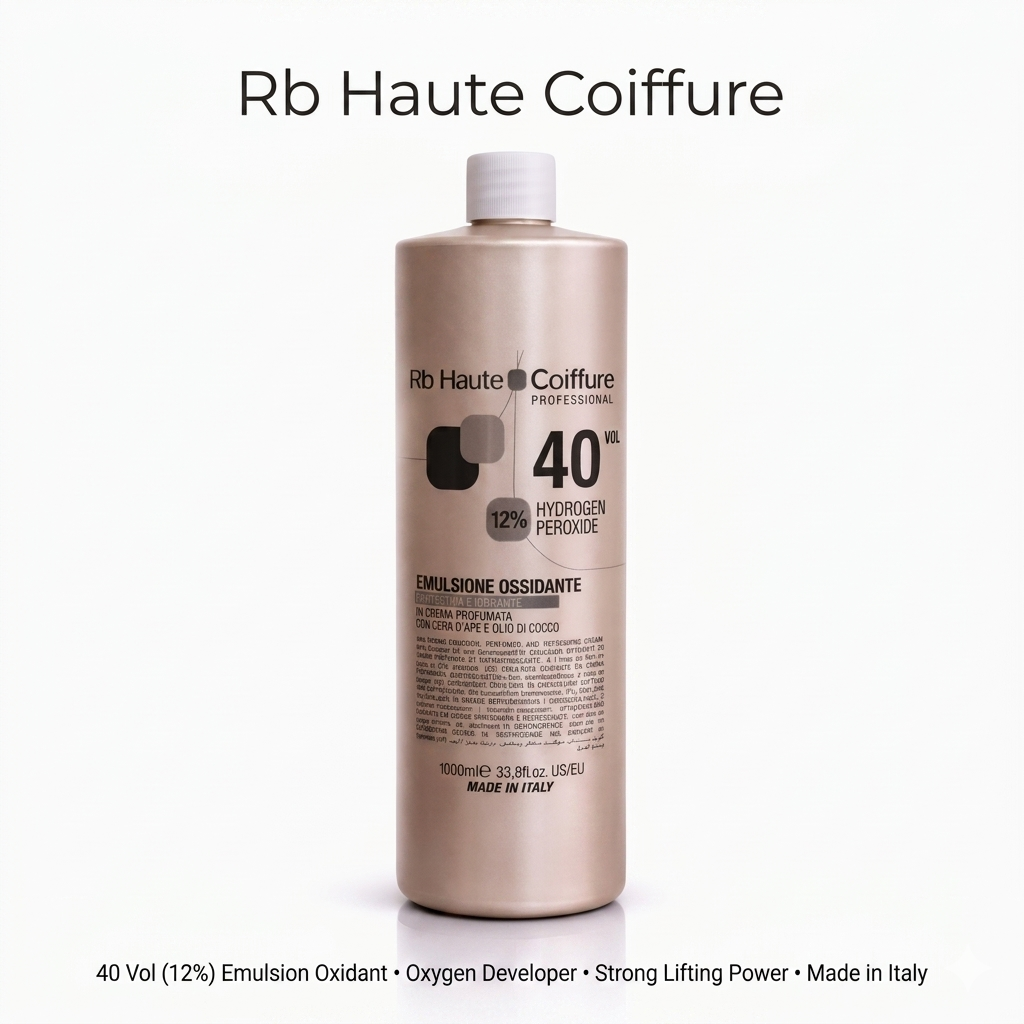 Renee Blanche Oxygen Developer 40 Vol – 1000ml, Hydrogen Peroxide 12% Cream - Italy