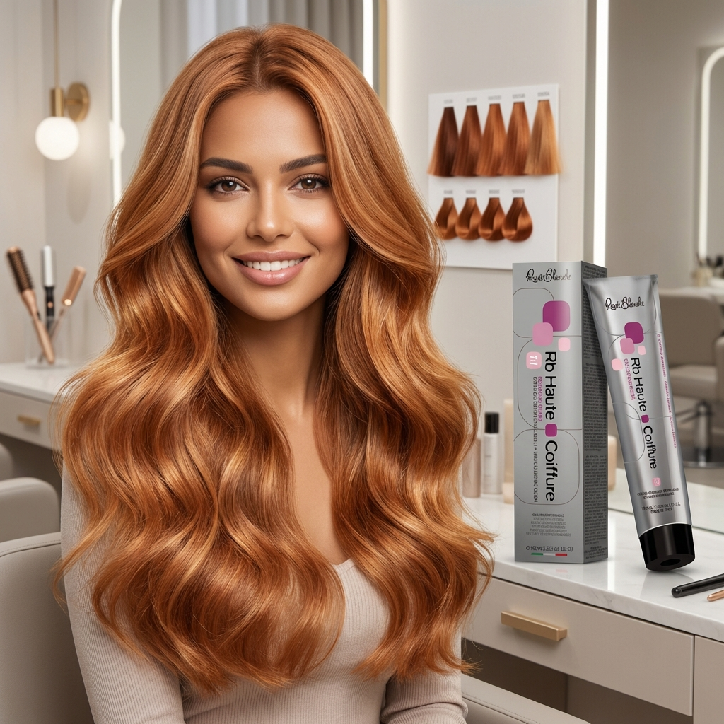 warm copper blonde hair color