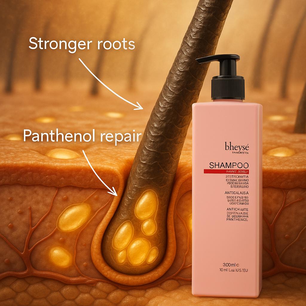 Bheysé Energy Anti-Hair Loss Shampoo 300ml – Italian Professional with Wintergreen, Panthenol & Saw Palmetto | Reduces Hair Fall & Strengthens Hair