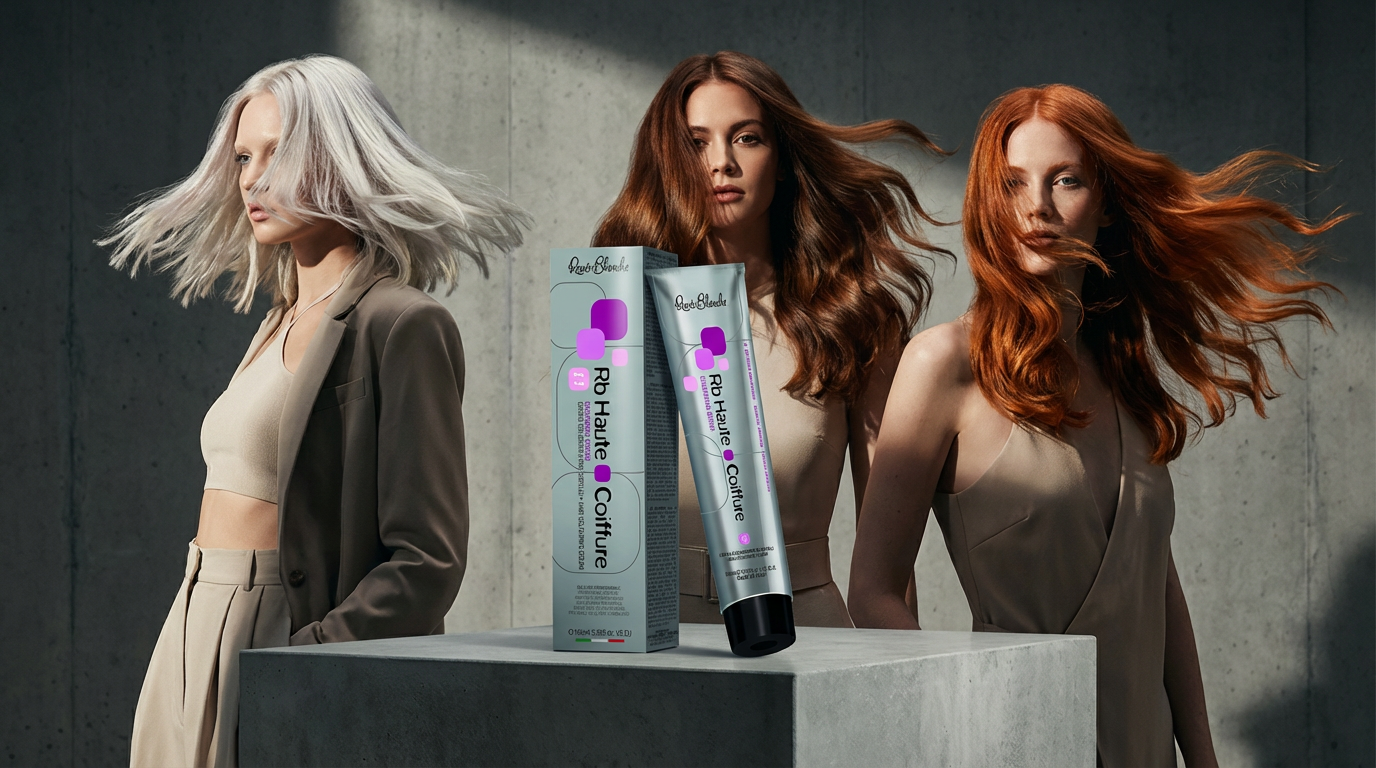 Renee Blanche Haute Coiffure 8.4 Copper Light Blond 100ml – Italian Professional Permanent Hair Color | Warm Radiant Copper Light Blonde with Golden Shine & 100% Grey Coverage